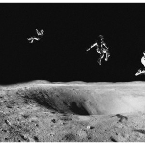 2012. Alunizaje. Collage.From the series: Afronauts.