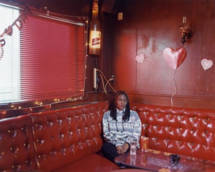 USA. Minneapolis, Minnesota. 1999. Kym, Polish Palace. Sleeping by the Mississippi.