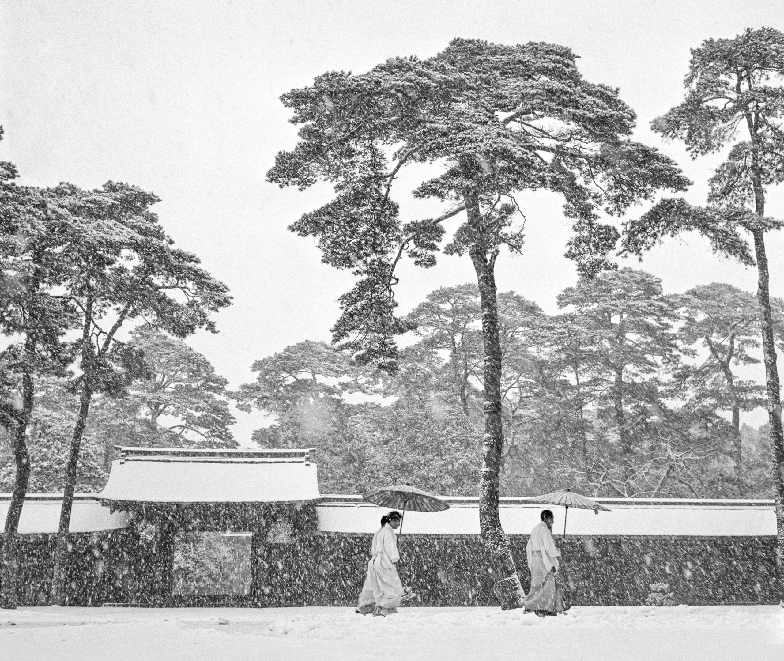 Werner Bischof 写真集 Making the Image: Werner Bischof's Snow-Draped Meiji Shrine